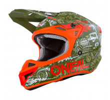 Шлем O`Neal 5SRS Polyacrylite Helmet HR Green/Orange L (59/60 см)