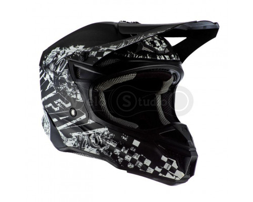 Шлем O`Neal 5SRS Polyacrylite Helmet Rider Black/White M (57/58 см)