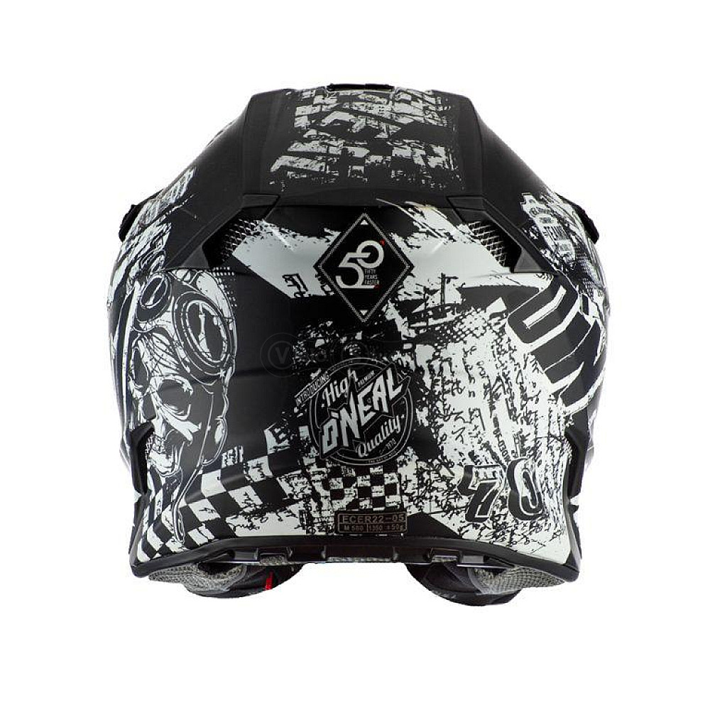 Шолом O`Neal 5SRS Polyacrylite Helmet Rider Black/White M (57/58 см)