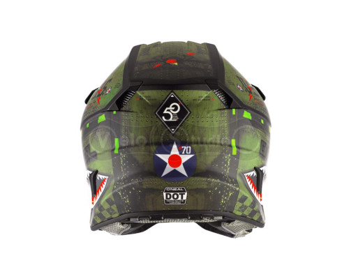 Шолом O`Neal 5SRS Polyacrylite Helmet Warhawk Black/Green M (57/58 см)