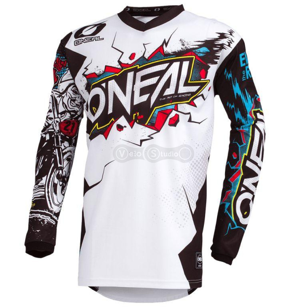 Вело джерси O`Neal Element Jersey Villain White размер S