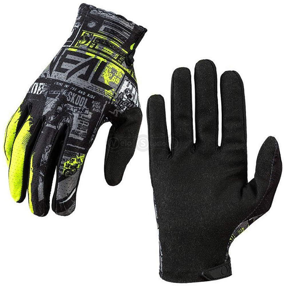 Вело перчатки O`Neal Matrix Glove Ride Black Neon Yellow размер M