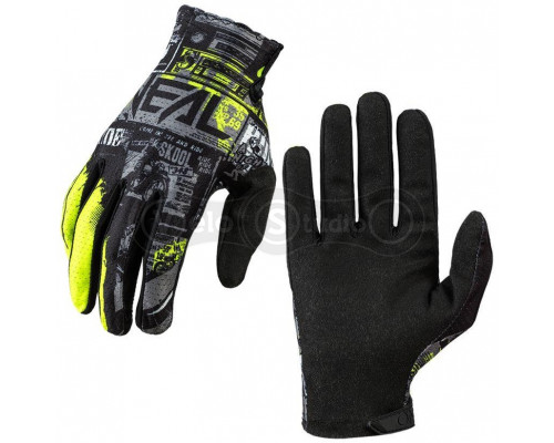Вело рукавички O`Neal Matrix Glove Ride Black Neon Yellow розмір L