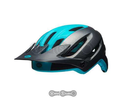 Вело шлем Bell 4Forty матовый темно-серый/бирюзовый (55-59 см)