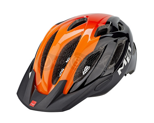 Вело шолом MET Crossover Black Orange XL (60-64 см)