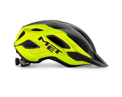 Вело шолом MET Crossover Fluo Yellow Gray M (52-59 см)
