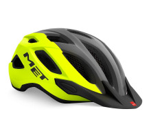 Вело шлем MET Crossover Fluo Yellow Gray XL (60-64 см)