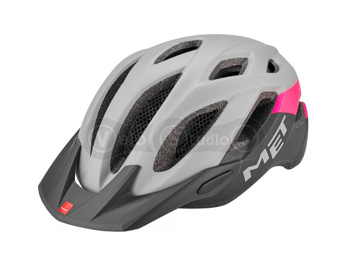 Вело шолом MET Crossover Gray Pink Matt M (52-59 см)