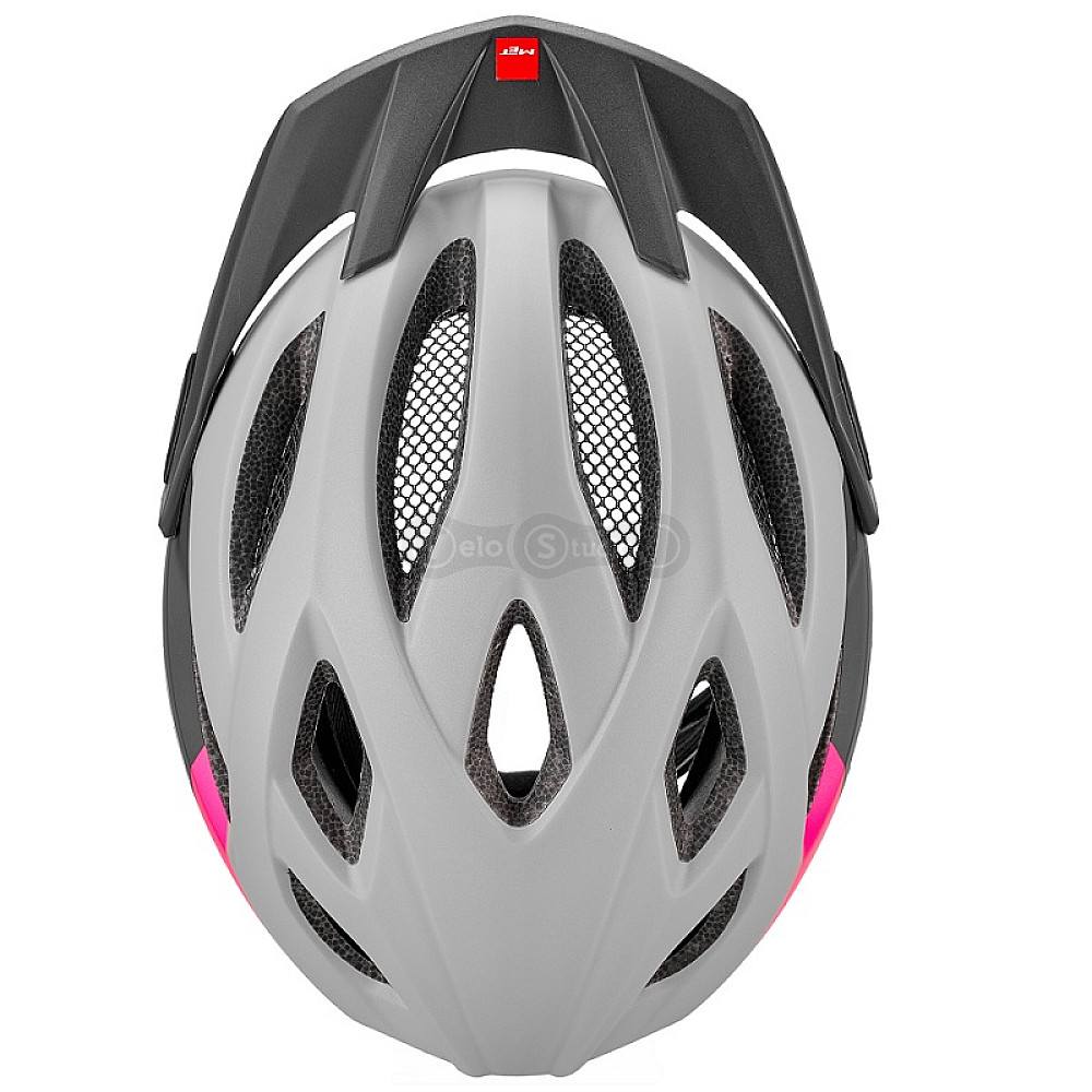 Вело шолом MET Crossover Gray Pink Matt M (52-59 см)