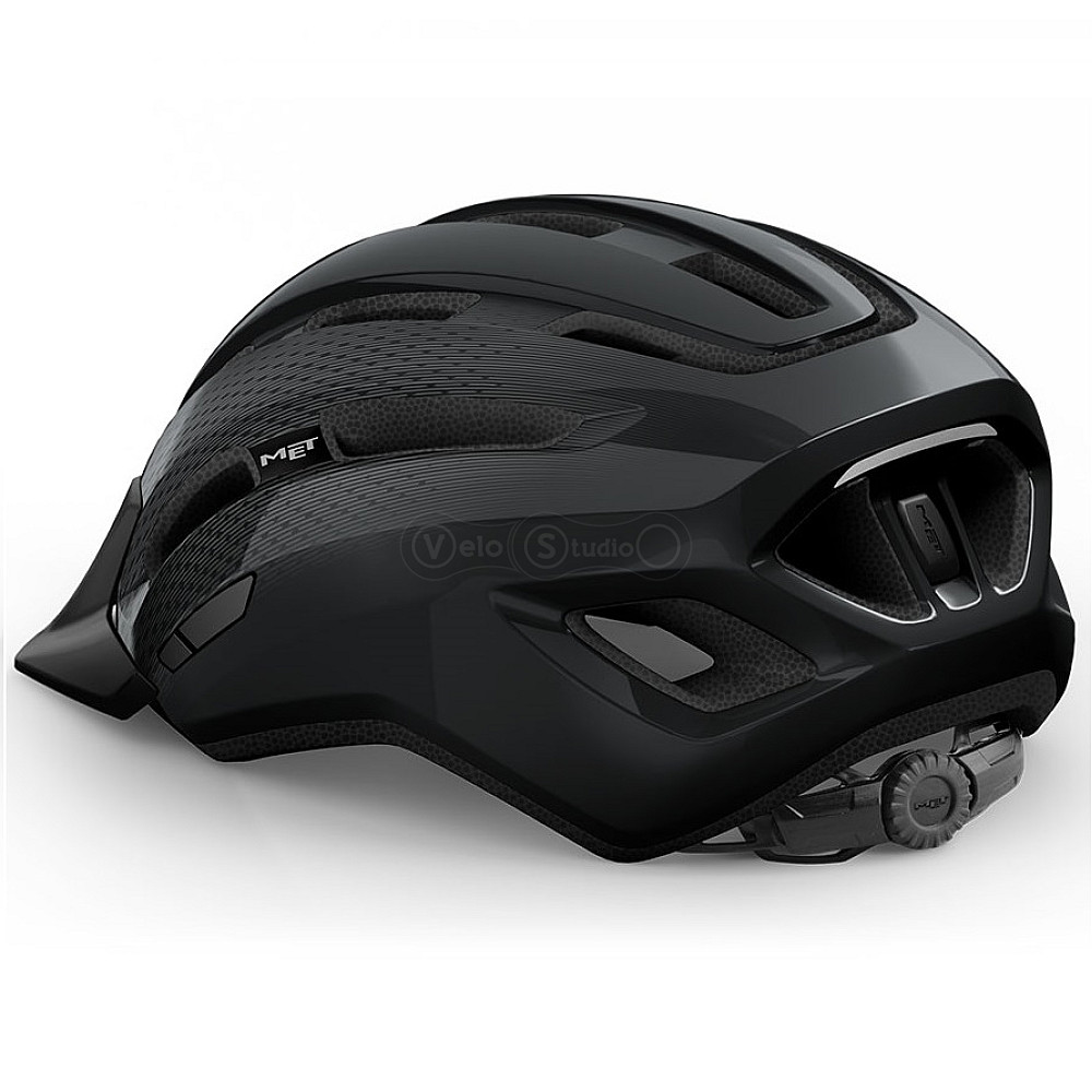 Вело шолом MET Downtown Black Glossy M/L (58-61 см)