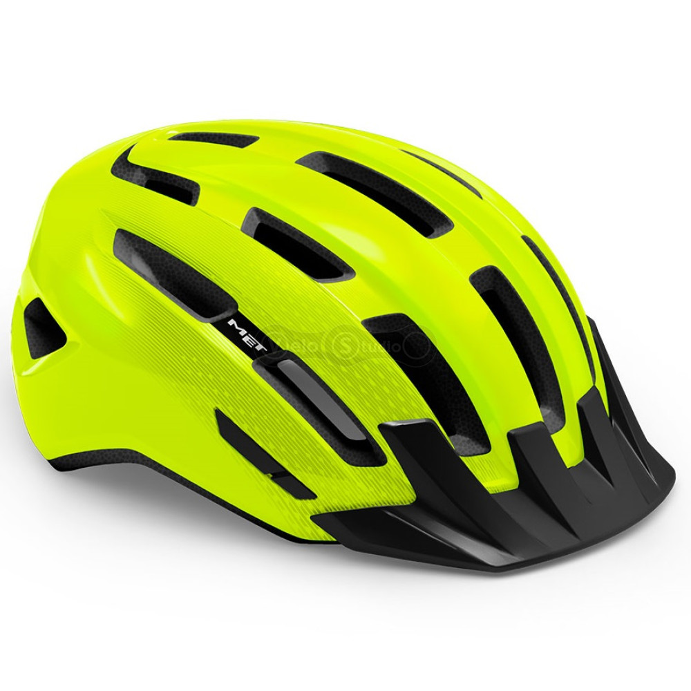 Вело шлем MET Downtown Fluo Yellow Glossy M/L (58-61 см)
