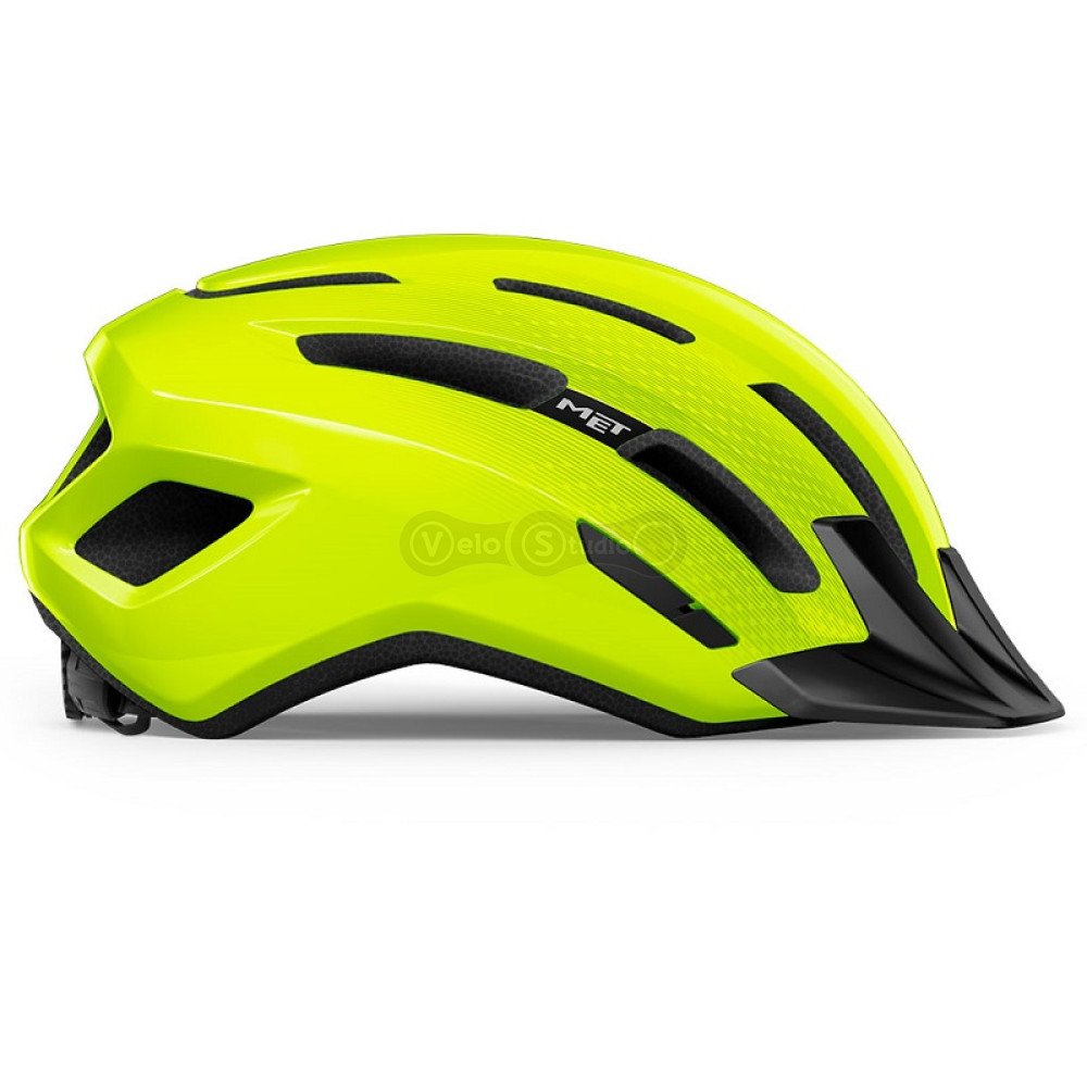 Вело шлем MET Downtown Fluo Yellow Glossy M/L (58-61 см)