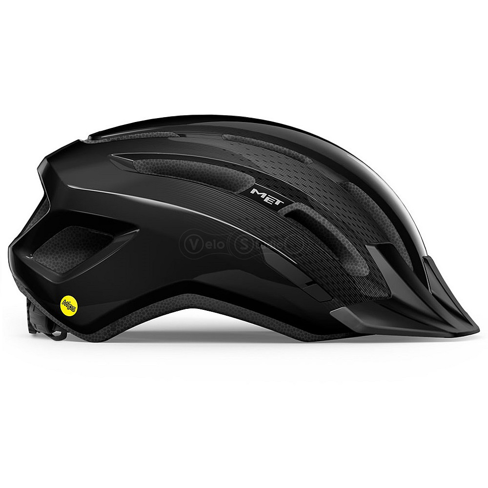 Вело шлем MET Downtown MIPS Black Glossy M/L (58-61 см)