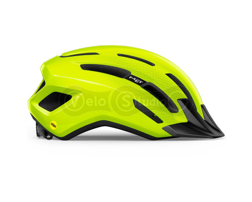 Вело шолом MET Downtown MIPS Fluo Yellow Glossy S/M (52-58 см)