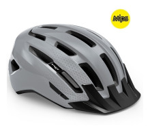 Вело шолом MET Downtown MIPS Gray Glossy S/M (52-58 см)