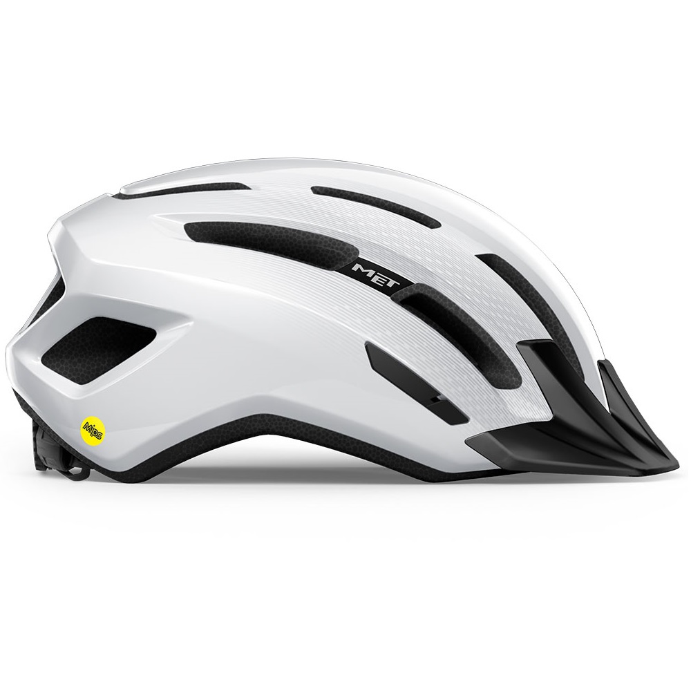 Вело шолом MET Downtown MIPS White Glossy M/L (58-61 см)