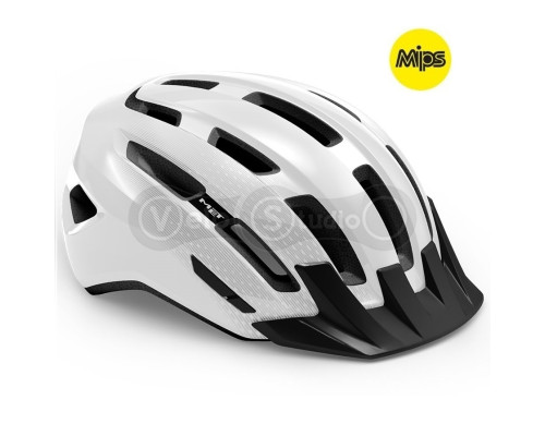 Вело шлем MET Downtown MIPS White Glossy S/M (52-58 см)