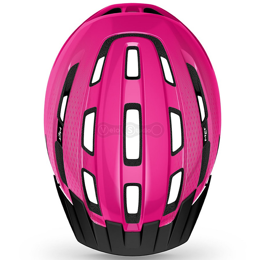 Вело шолом MET Downtown Pink Glossy S/M (52-58 см)