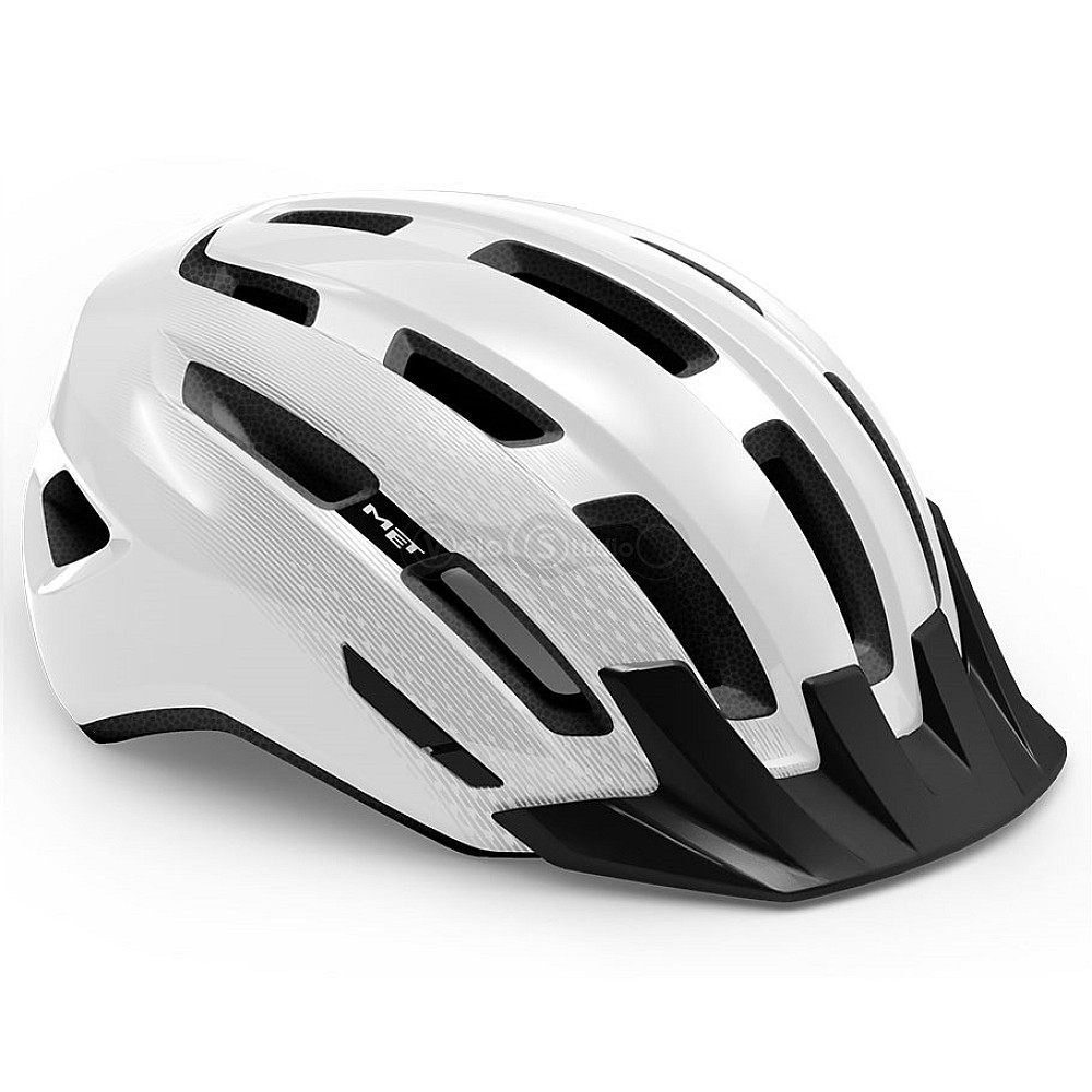 Вело шлем MET Downtown White Glossy S/M (52-58 см)