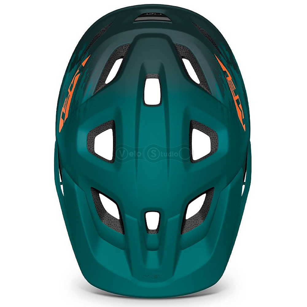 Вело шлем MET Echo Alpine Green Orange M (52-57 см)
