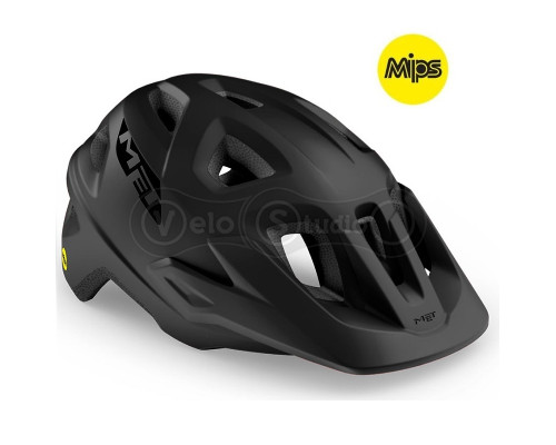 Вело шолом MET Echo MIPS Black M (52-57 см)