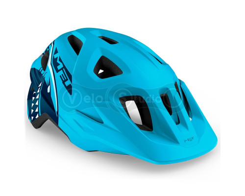 Вело шлем MET Eldar Blue Shark Matt UN (52-57 см)