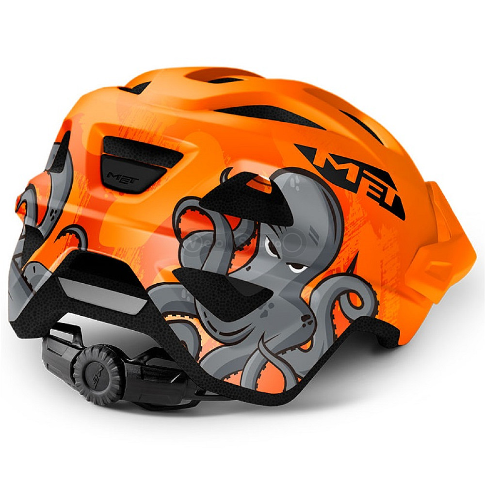 Вело шолом MET Eldar Orange Octopus Matt (52-57 см)