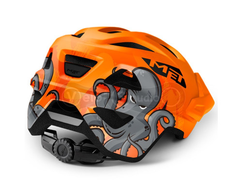 Вело шлем MET Eldar Orange Octopus Matt (52-57 см)