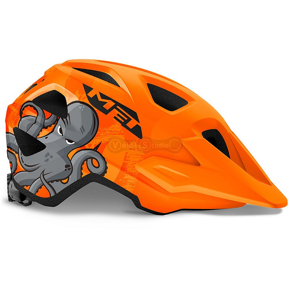 Вело шолом MET Eldar Orange Octopus Matt (52-57 см)
