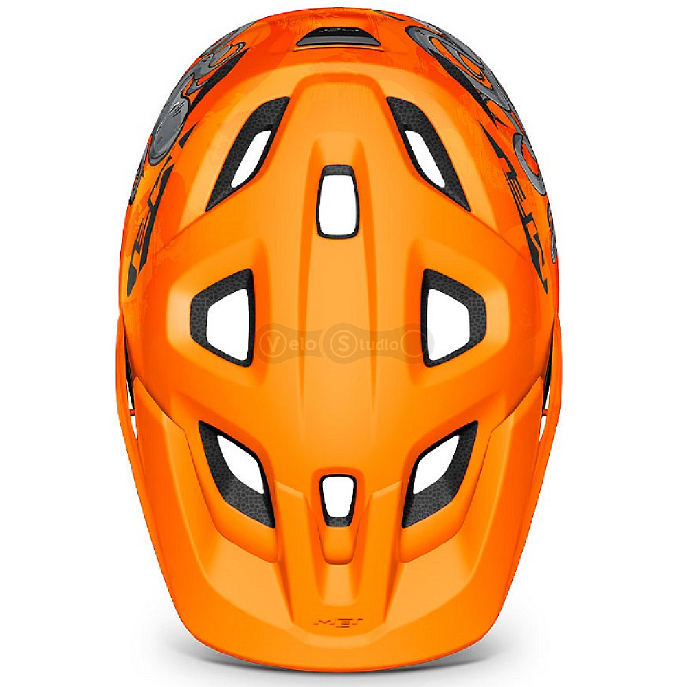 Вело шолом MET Eldar Orange Octopus Matt (52-57 см)