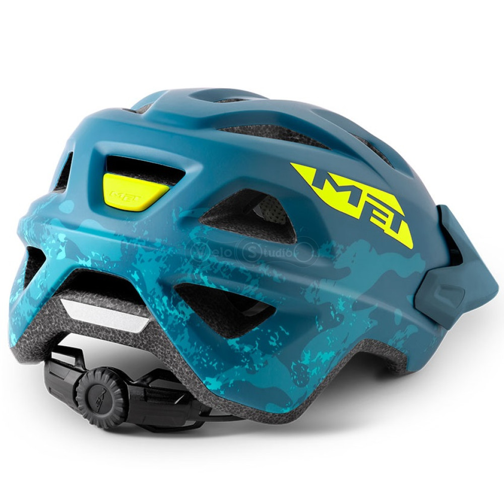 Вело шлем MET Eldar Petrol Blue Camo (52-57 см)