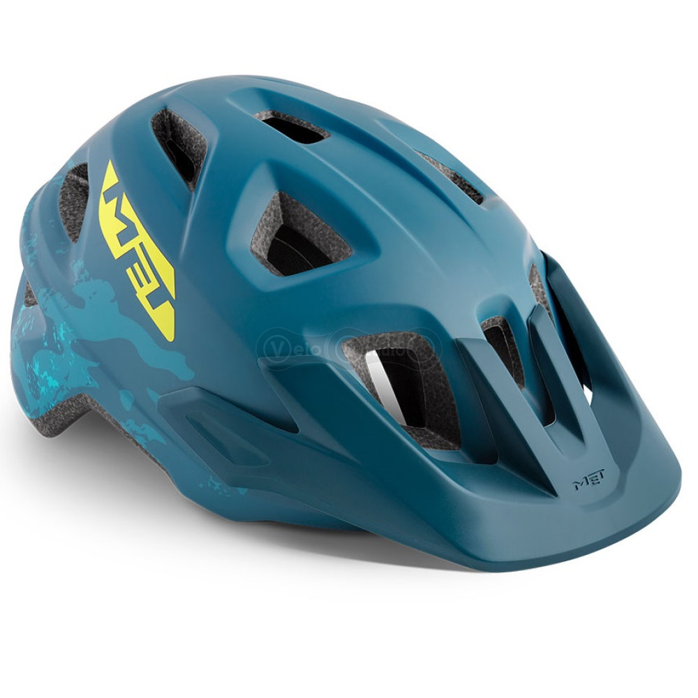 Вело шлем MET Eldar Petrol Blue Camo (52-57 см)