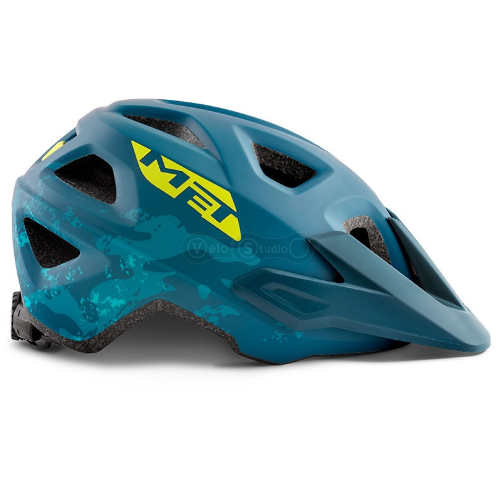 Вело шлем MET Eldar Petrol Blue Camo (52-57 см)