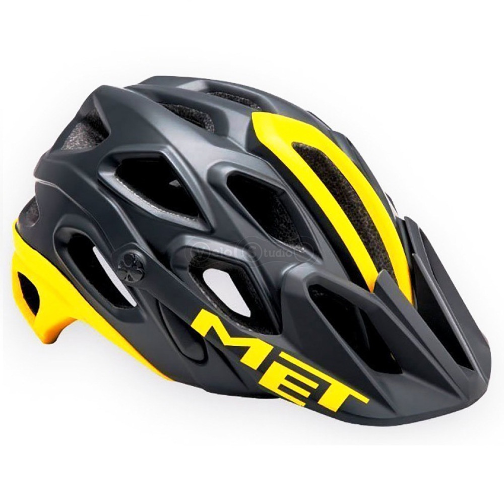 Вело шлем MET Lupo Black Yellow M (54-58 см)