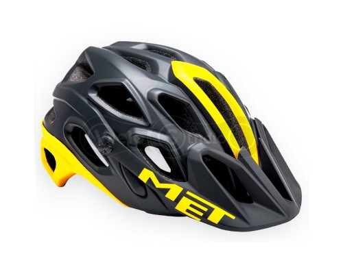 Вело шлем MET Lupo Black Yellow M (54-58 см)