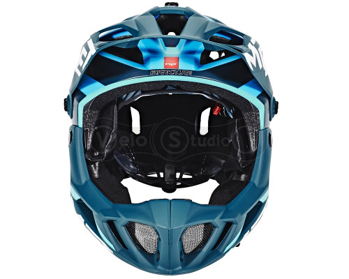 Вело шолом MET Parachute Blue Cyan S (51-56 см)