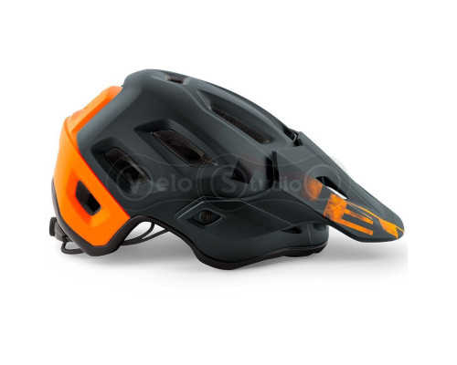 Вело шолом MET Roam Black Orange Matt S (52-56 см)