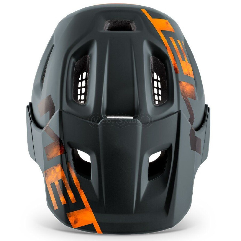 Вело шолом MET Roam Black Orange Matt S (52-56 см)