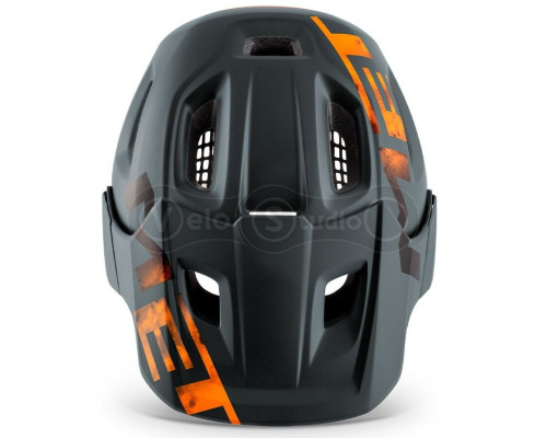 Вело шолом MET Roam Black Orange Matt S (52-56 см)