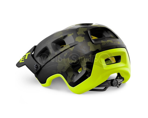 Вело шолом MET Terranova Camo Lime Green S (52-56 см)