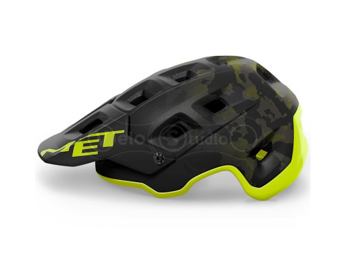Вело шолом MET Terranova Camo Lime Green S (52-56 см)