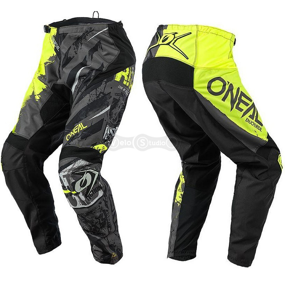 Вело штаны O`Neal Element Pants Ride Black Neon Yellow размер 28