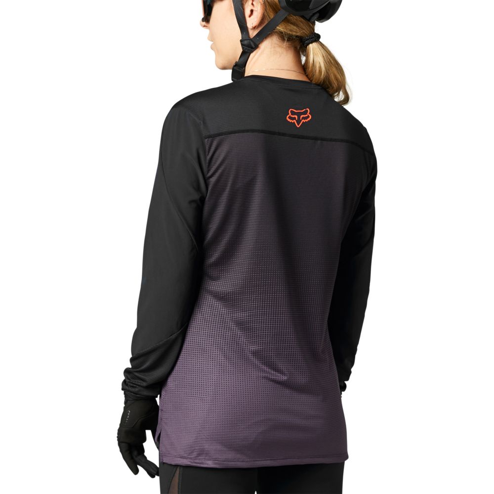 Джерси FOX Flexair LS Womens Black Purple размер S