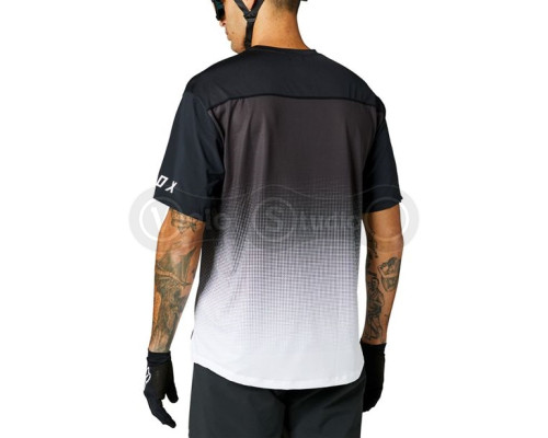 Джерсі FOX Flexair SS Jersey Black/White розмір M