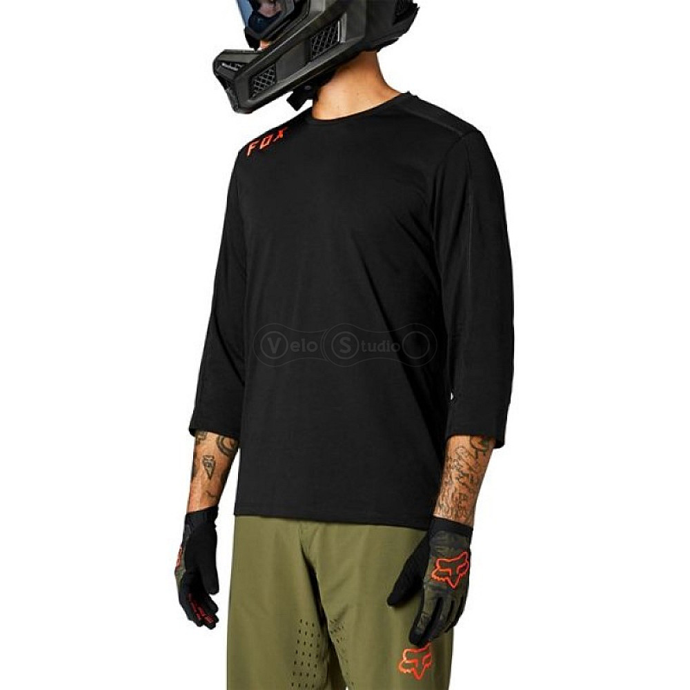 Джерси FOX Ranger Drirelease 3/4 Jersey Black размер L