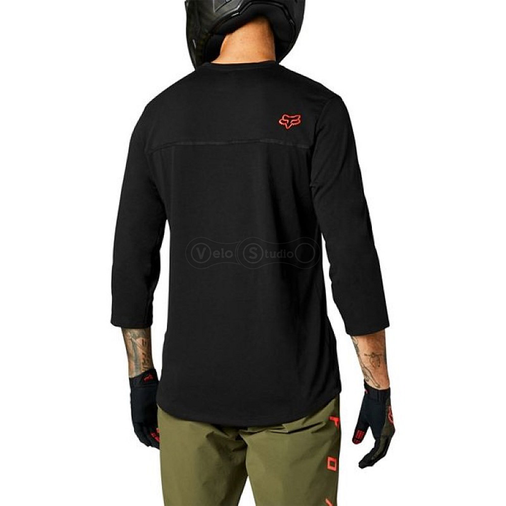 Джерси FOX Ranger Drirelease 3/4 Jersey Black размер L