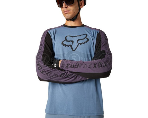 Джерси FOX Ranger Drirelease LS Jersey Matte Blue размер L