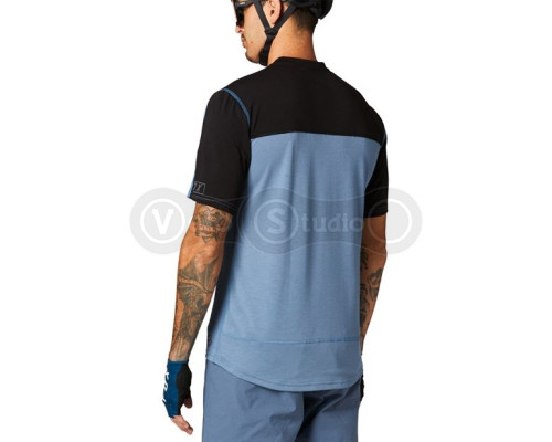 Джерси FOX Ranger Henley DR SS Matte Blue размер S