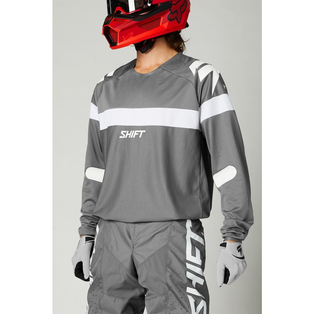 Джерси SHIFT White Label Void Jersey Grey/White размер L