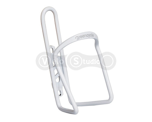 Флягодержатель Green Cycle алюминиевый белый